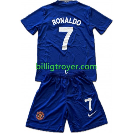 Billige Fotballdrakter Manchester United Cristiano Ronaldo 7 2008-2009 Barn Retro Tredjedraktsett Kortermet